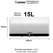 Bình Nóng Lạnh Rapido HD15L