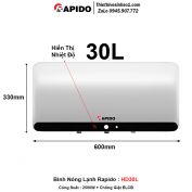 Bình Nóng Lạnh Rapido HD30L