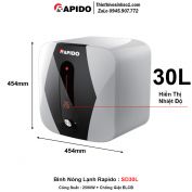 Bình Nóng Lạnh Rapido SD30L