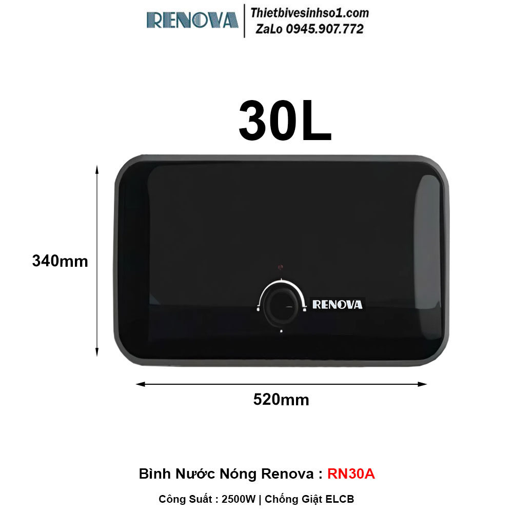 Bình Nước Nóng Renova RN30A