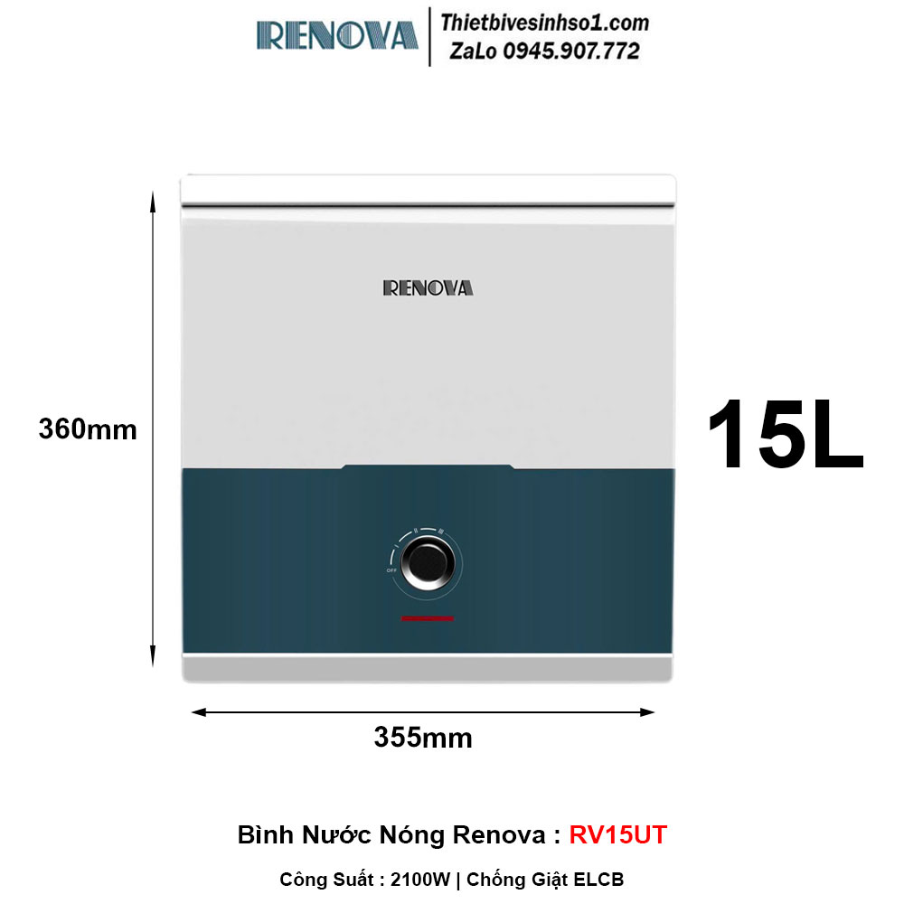 Bình Nước Nóng Renova RV15UT