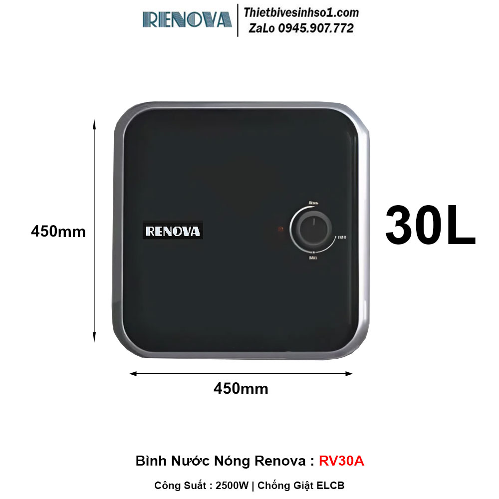 Bình Nước Nóng Renova RV30A