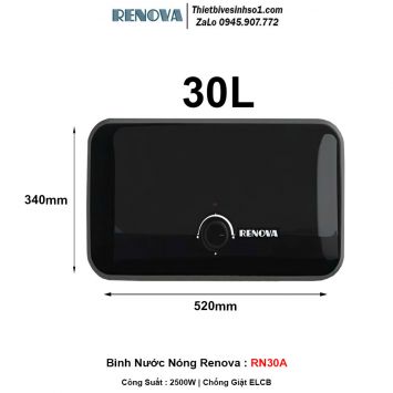 Bình Nước Nóng Renova RN30A