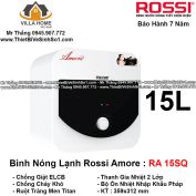 Bình Nóng Lạnh Rossi Amore Vuông 15L
