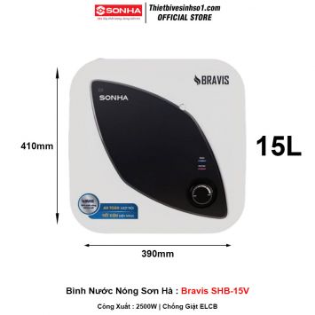 Bình Nước Nóng Sơn Hà Bravis SHB-15V