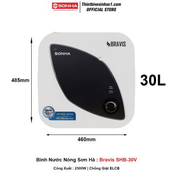Bình Nước Nóng Sơn Hà Bravis SHB-30V