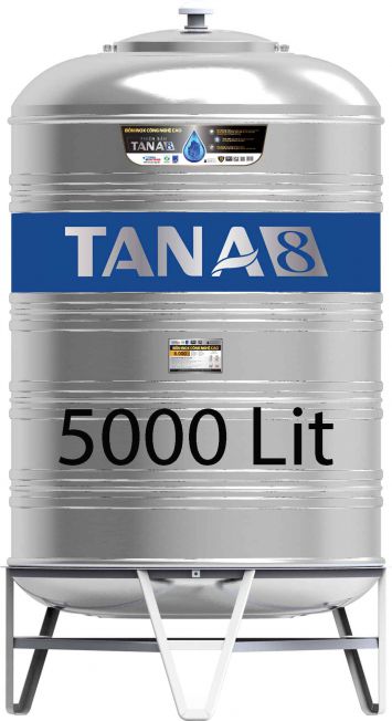 Bồn Nước Inox Tân Á Đứng 5000L