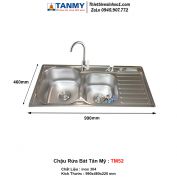 Chậu Bếp Tân Mỹ TM52