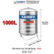 Bồn Nước inox Tân Mỹ Đứng 1000L