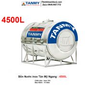 Bồn Nước inox Tân Mỹ Nằm 4500L