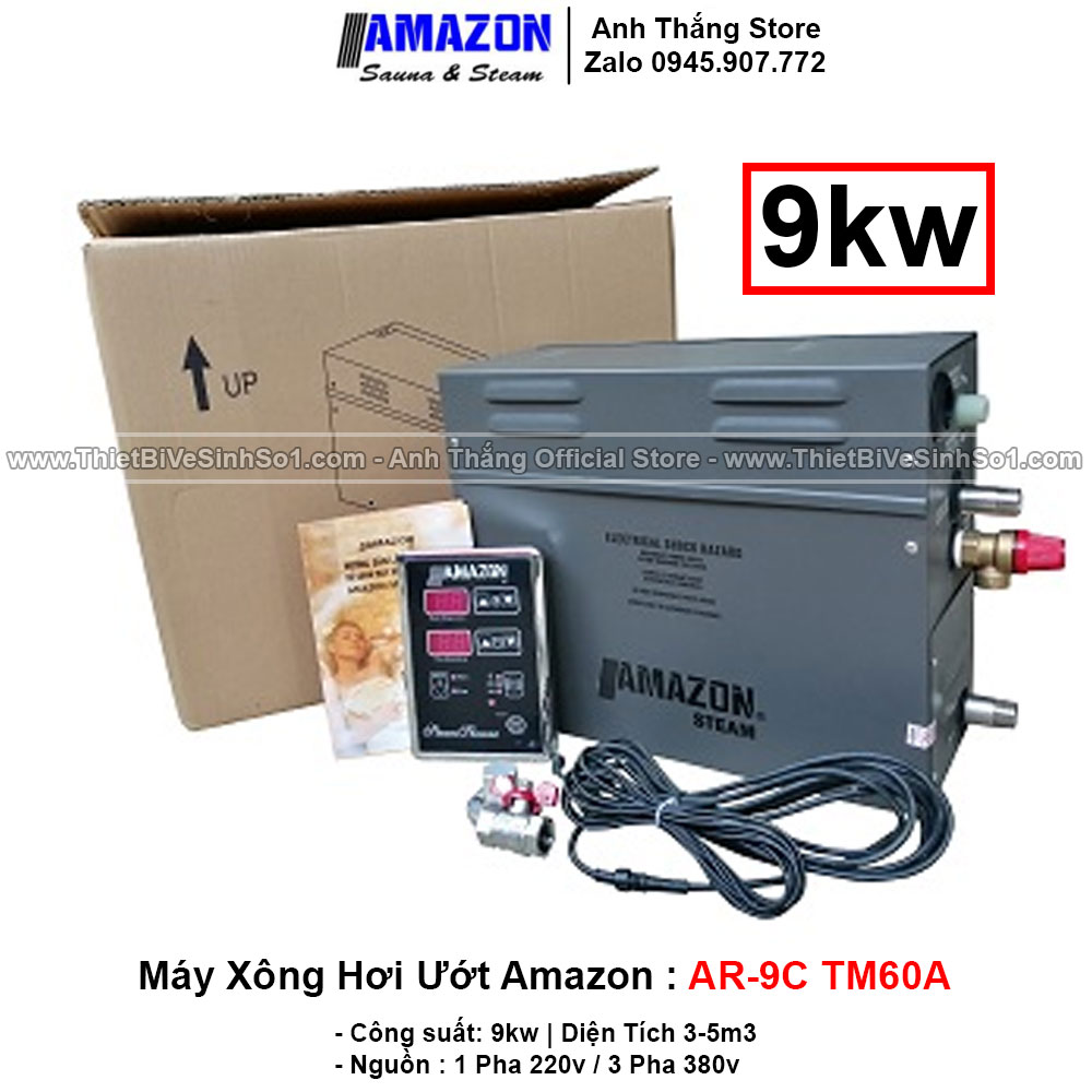 Máy Xông Hơi Ướt AMAZON 9KW AR-9C TM60A