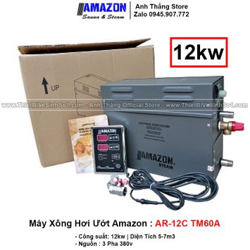 Máy Xông Hơi Ướt AMAZON 12KW AR-12C TM60A