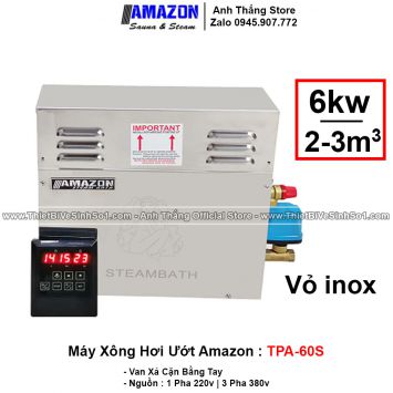 Máy Xông Hơi Ướt AMAZON 6KW TPA-60S