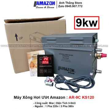 Máy Xông Hơi Ướt AMAZON 9KW AR-9C KS120