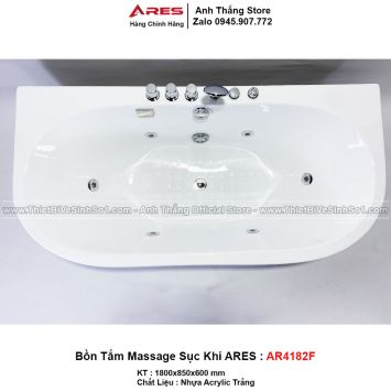 Bồn Tắm Massage Sục Khí Ares AR4182F