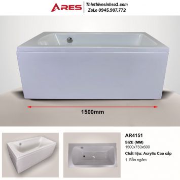 Bồn Tắm Ngâm Ares AR4151