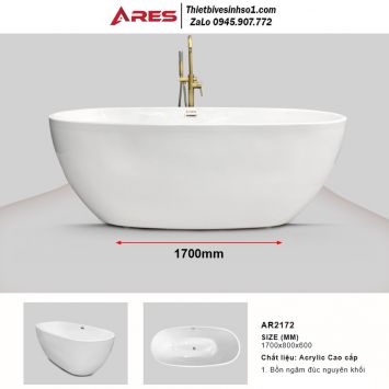 Bồn Tắm Ngâm Ares AR2172