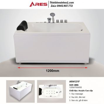 Bồn Tắm Massage Sục Khí Ares AR4121F