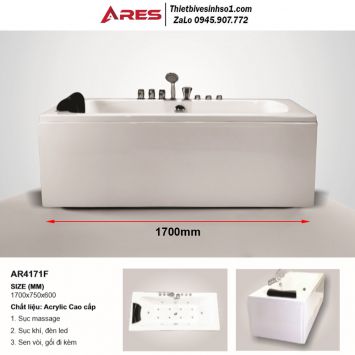 Bồn Tắm Massage Sục Khí Ares AR4171F