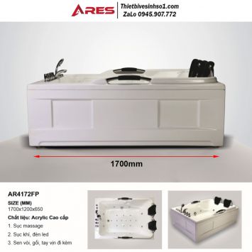 Bồn Tắm Massage Sục Khí Ares AR4172FP