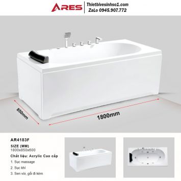 Bồn Tắm Massage Sục Khí Ares AR4183F