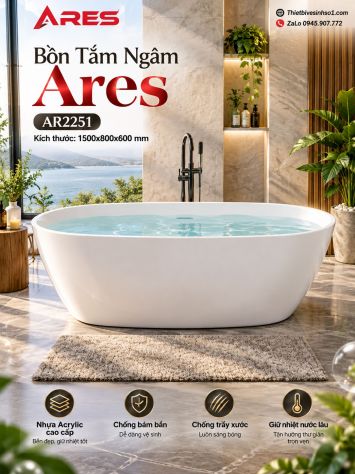 Bồn Tắm Ngâm Ares AR2251
