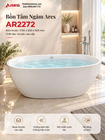 Bồn Tắm Ngâm Ares AR2272