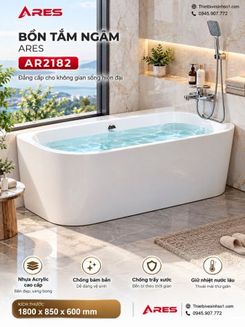 Bồn Tắm Ngâm Ares AR2182