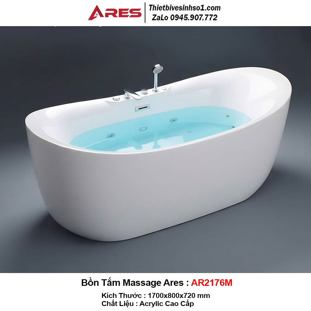 Bồn Tắm Massage Ares AR2176M Bồn Tắm Massage Ares AR2176M
