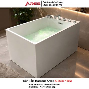 Bồn Tắm Massage Ares AR2033-120M
