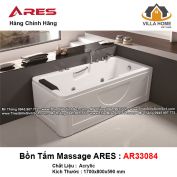 Bồn Tắm Massage Ares AR33084