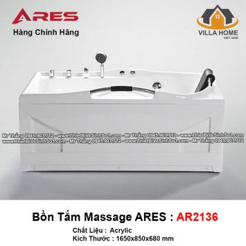 Bồn Tắm Massage Ares AR2136