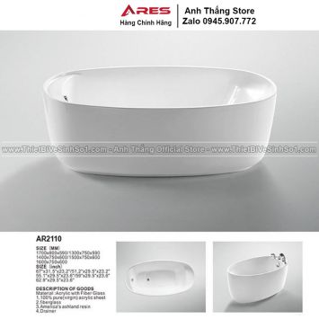 Bồn Tắm Ares AR2110