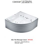 Bồn Tắm Góc Massage Caesar MT5165