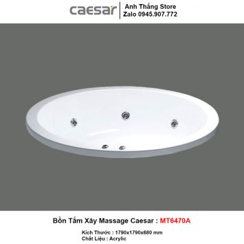 Bồn Tắm Xây Massage Caesar MT6470A