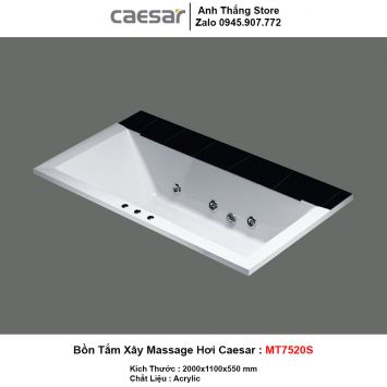 Bồn Tắm Xây Massage Caesar MT7520S