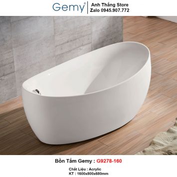 Bồn Tắm GEMY G9278-160