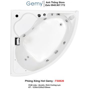 Phòng Xông Hơi Gemy FS8826