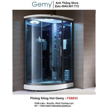 Phòng Xông Hơi Gemy FS8833