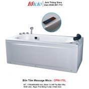 Bồn Tắm Massage Micio DPM-170L (Bơm Tây Ban Nha)