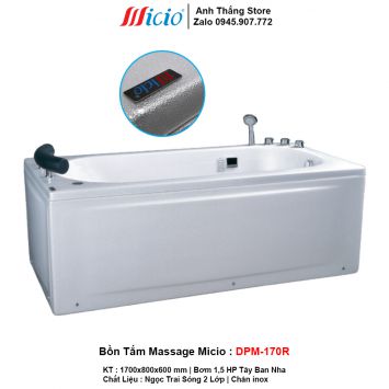 Bồn Tắm Massage Micio DPM-170R (Bơm Tây Ban Nha)