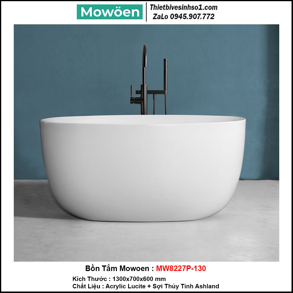Bồn Tắm Mowoen MW8227P-130 Bồn Tắm Mowoen MW8227P-130