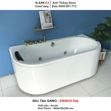 Bồn Tắm SAWO SW4816 Elip