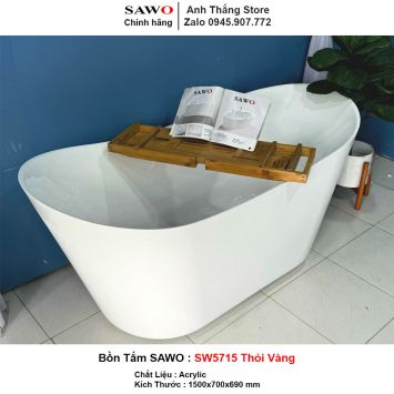 Bồn Tắm SAWO SW5715 Thỏi Vàng