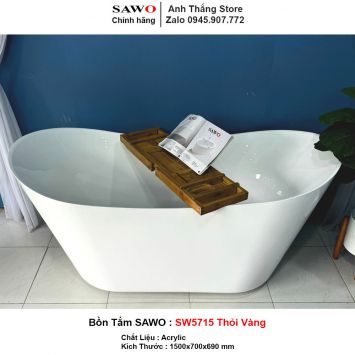 Bồn Tắm SAWO SW5715 Thỏi Vàng