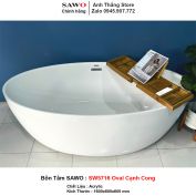 Bồn Tắm SAWO SW5716 Oval Cạnh Cong