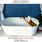 Bồn Tắm SAWO SW5717 Oval Cạnh Thẳng