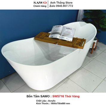 Bồn Tắm SAWO SW5716 Thỏi Vàng