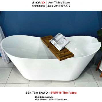 Bồn Tắm SAWO SW5716 Thỏi Vàng