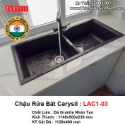 Chậu Rửa Bát Đá Carysil LAC1-03